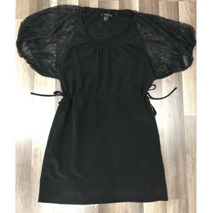 Black Lace Mango Dress